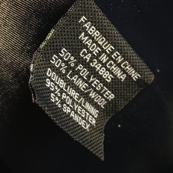 🌸4/$20🌸  Lady Dutch Navy Double-Breasted Wool Blend Peacoat - Picture 12 of 16